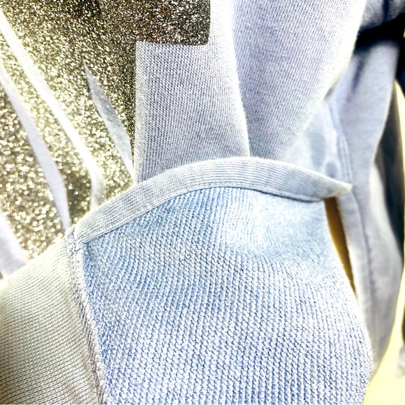 Women's Nike Dri-Fit Get Fit Sparkle Fleece Pullover Hoodie Purple Blue Sz Small - Picture 9 of 11